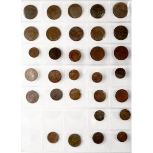 Germany 1 Heller - 5 Pfennig 1817-1918 & Netherlands 1 Cent 1823-1902 Lot of 31 coins