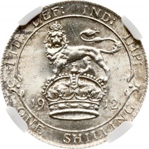 Great Britain Shilling 1912 NGC MS 63