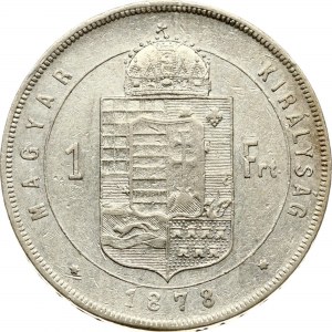 Hungary 1 Forint 1878 KB