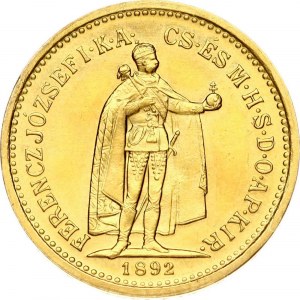 Hungary 10 Korona 1892 KB
