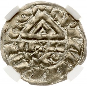 Italy Denaro ND (814-840) NGC MS 61