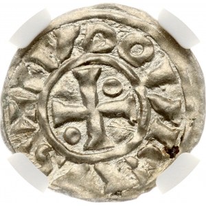 Italy Denaro ND (814-840) NGC MS 61
