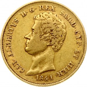 Italia Piemonte-Sardegna 20 Lire 1841 P