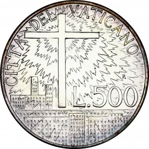Italy Vatican City 500 Lire 1991 R Social Doctrine