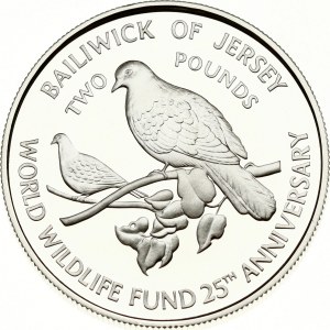 Jersey 2 Pounds 1987 Pink Pigeon