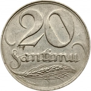 Latvia 20 Santimu 1922