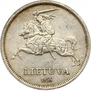 Lithuania 5 Litai 1936 Basanavicius