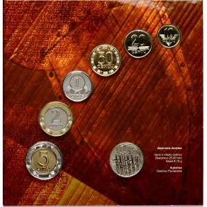 Lithuania 10 Centu - 5 Litai 2013 & Medal coins of the republic of Lithuania Set Lot of 7 pcs