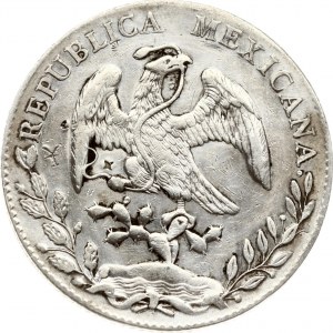Mexico 8 Reales 1893 Mo AM CHOPMARKED