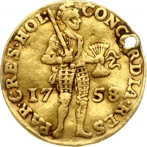 Netherlands Holland Ducat 1758