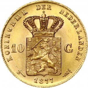 Netherlands 10 Gulden 1877