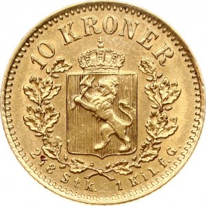 Norway 10 Kroner 1902