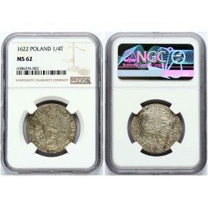 Poland Ort 1622 Bydgoszcz NGC MS 62