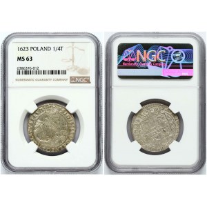 Poľsko Ort 1623 Bydgoszcz NGC MS 63