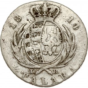 Poland Duchy of Warsaw 1/3 Taler 1814 IB