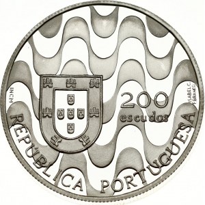 Portugal 200 Escudos 1992 incm European Presidency