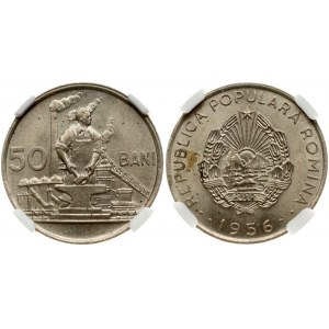Romania 50 Bani 1956 NGC MS 63