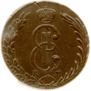 Russia Siberian 10 Kopecks 1775 КМ PCGS AU 53
