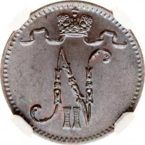 Russia For Finland 1 Penni 1902 NGC MS 63 BN