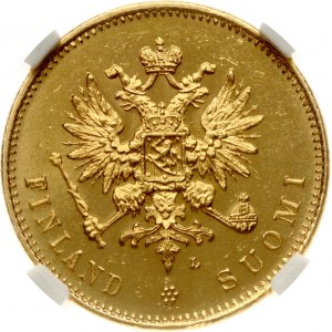 Russia For Finland 20 Markkaa 1904 L NGC MS 63 PL