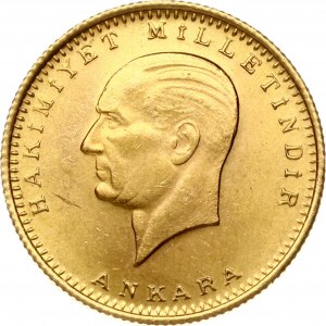 Turkey 100 Kurus 1923/41 Tam Cumhuriyet Altini