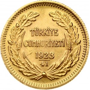 Turkey 100 Kurus 1923/41 Tam Cumhuriyet Altini