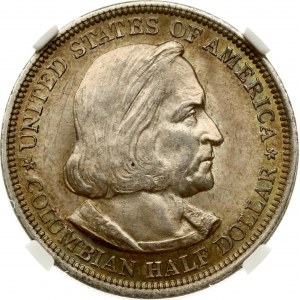 USA 1/2 Dollar 1892 Columbian Exposition NGC MS 63