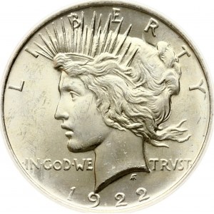 USA Peace Dollar 1922 PCGS MS 64