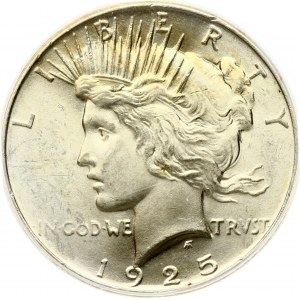 USA Peace Dollar 1925 PCGS MS 64
