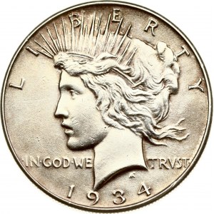USA Peace Dollar 1934