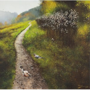 Konrad Hamada (b. 1981, Krakow), On the way to Sokolica in the Pieniny Mountains, 2025