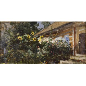 Julian FAŁAT (1853-1929), Wiejski ogród, 1897