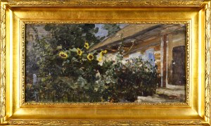 Julian FAŁAT (1853-1929), Wiejski ogród, 1897