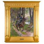 Wojciech KOSSAK (1856-1942), Bitwa pod Raszynem, 1916