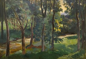 Stefan FILIPKIEWICZ (1879-1944), Pejzaż leśny, 1930