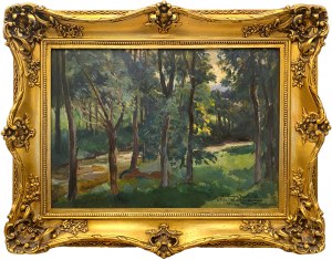 Stefan FILIPKIEWICZ (1879-1944), Pejzaż leśny, 1930