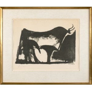 Pablo PICASSO (1881-1973), Le taureau noir