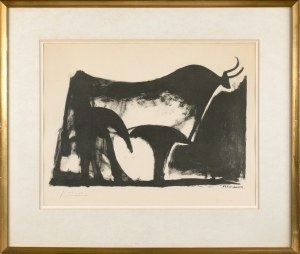 Pablo PICASSO (1881-1973), Le taureau noir
