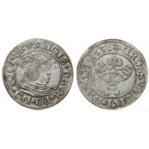 Polska, grosz, 1531, Gdańsk