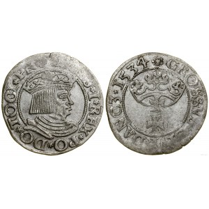 Polska, grosz, 1534, Gdańsk