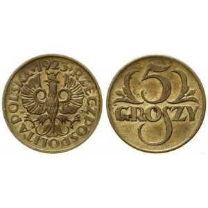 Poland, 5 groszy, 1923, Warsaw