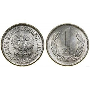 Poland, 1 zloty, 1966, Warsaw