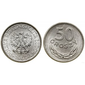 Polska, 50 groszy, 1967, Warszawa