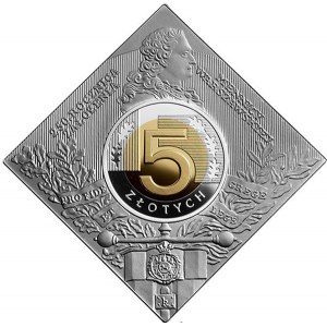 5 złotych 2016 - 250 rocznica założenia Mennicy Warszawskiej