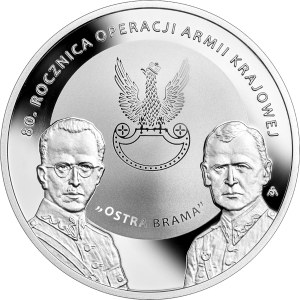 10 złotych 2024 - 80 rocznica operacji Armii Krajowej Ostra Brama