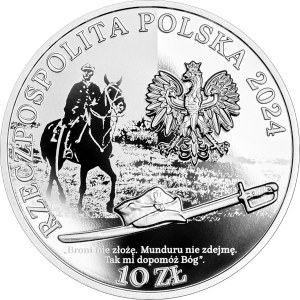 10 złotych 2024 - Mjr Henryk Dobrzański Hubal
