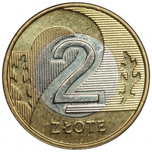 III RP, 2 złote 2022 - mennicze, PODWÓJNE PIÓRA, SZEROKI OGON