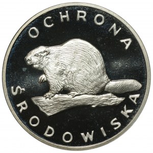PRL, 100 złotych 1978, Ochrona Środowiska, Bóbr