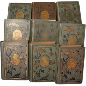 BIBLIOTEKA PISARZY POLSKICH KAROL MIARKI, MICKIEWICZ, SŁOWACKI, KRASIŃSKI, KONDRATOWICZ [1899-1908 Parts I-XVIII].