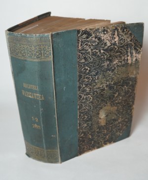 WARSAW LIBRARY monthly magazine year 1893 volume I and II, including 
